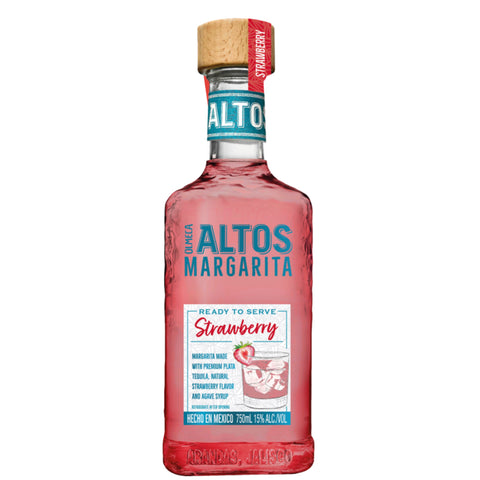 Olmeca Altos Pre Made Strawberry Margarita