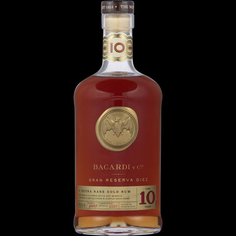 Bacardi Rum Gran Reserva Diez 10 Years Old