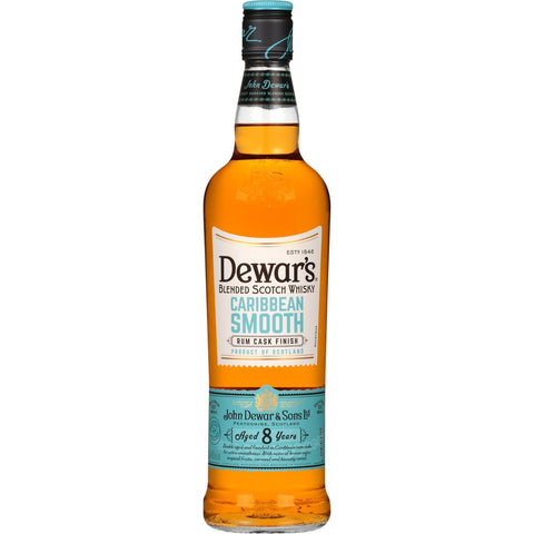 Dewars 8 Year Caribbean Smooth Rum Cask Finish Blended Scotch Whisky