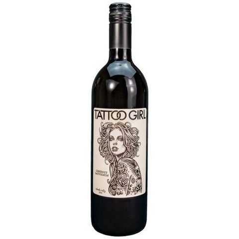 Tattoo Girl Cabernet Sauvignon Colu Valley Sin Glass