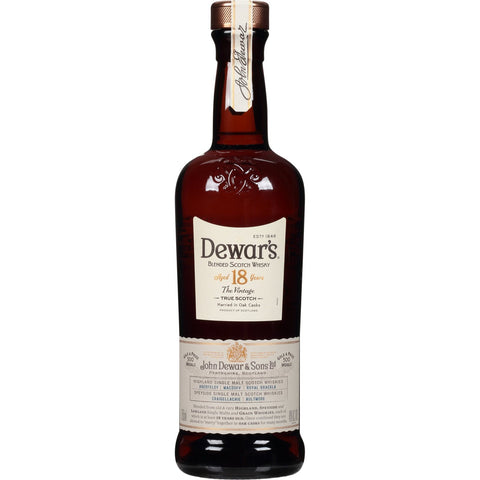 Dewar's 18 Year Blended Scotch Whisky