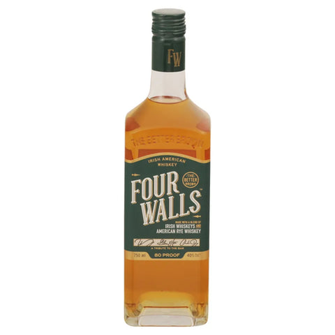 Four Walls Irish American Whiskey with Charlie Day Signature