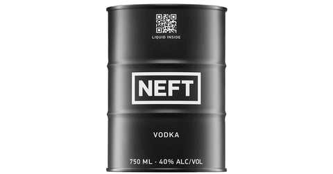 Neft Vodka Distilled From Rye In Austria Black Barrel