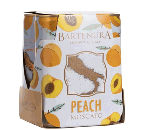 Bartenura Moscato Peach (4 x 250ml cans)