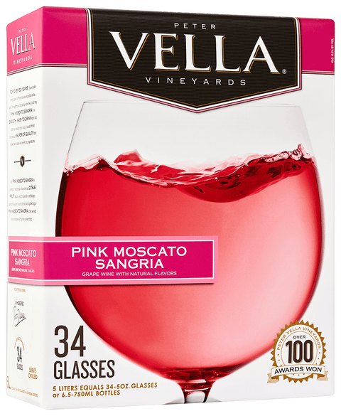 Peter Vella Pink Moscato Sangria