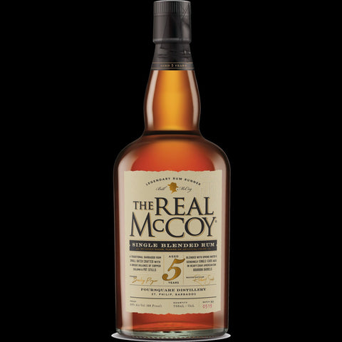 The Real McCoy 5 Year Single Blended Aged Rum, 80 Proof