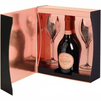 Laurent Perrier Rose Gift Box Champagne And Glass Set