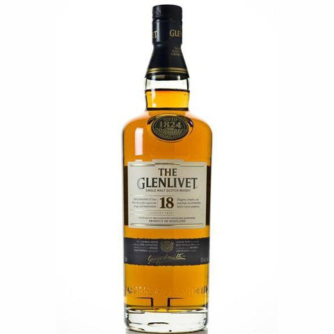 Glenlivet Single Malt Scotch Whisky 18 Year Old