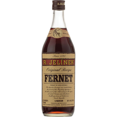 R Jelinek Fernet Liqueur Original Recipe Czech Republic