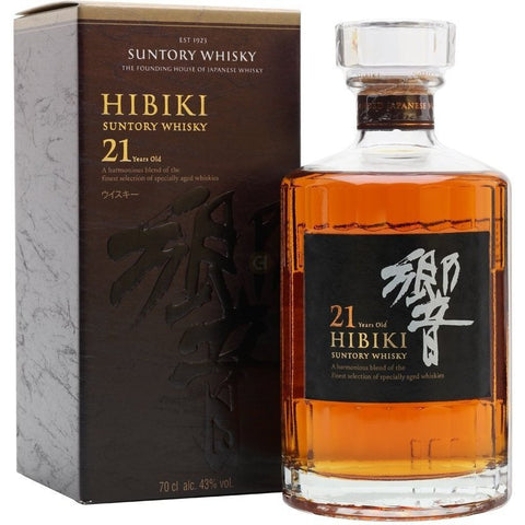 Suntory Hibiki 21 Years Old Single Malt Japanese Whisky