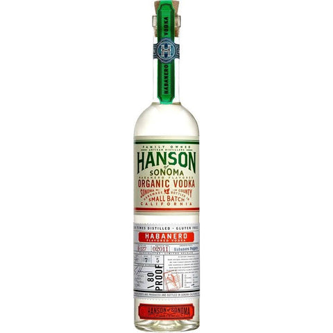 Hanson Organic Habanero Vodka